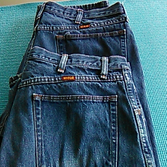 Lot of 2 Great Condition Rustlers Men's Jeans - Picture 1 of 5